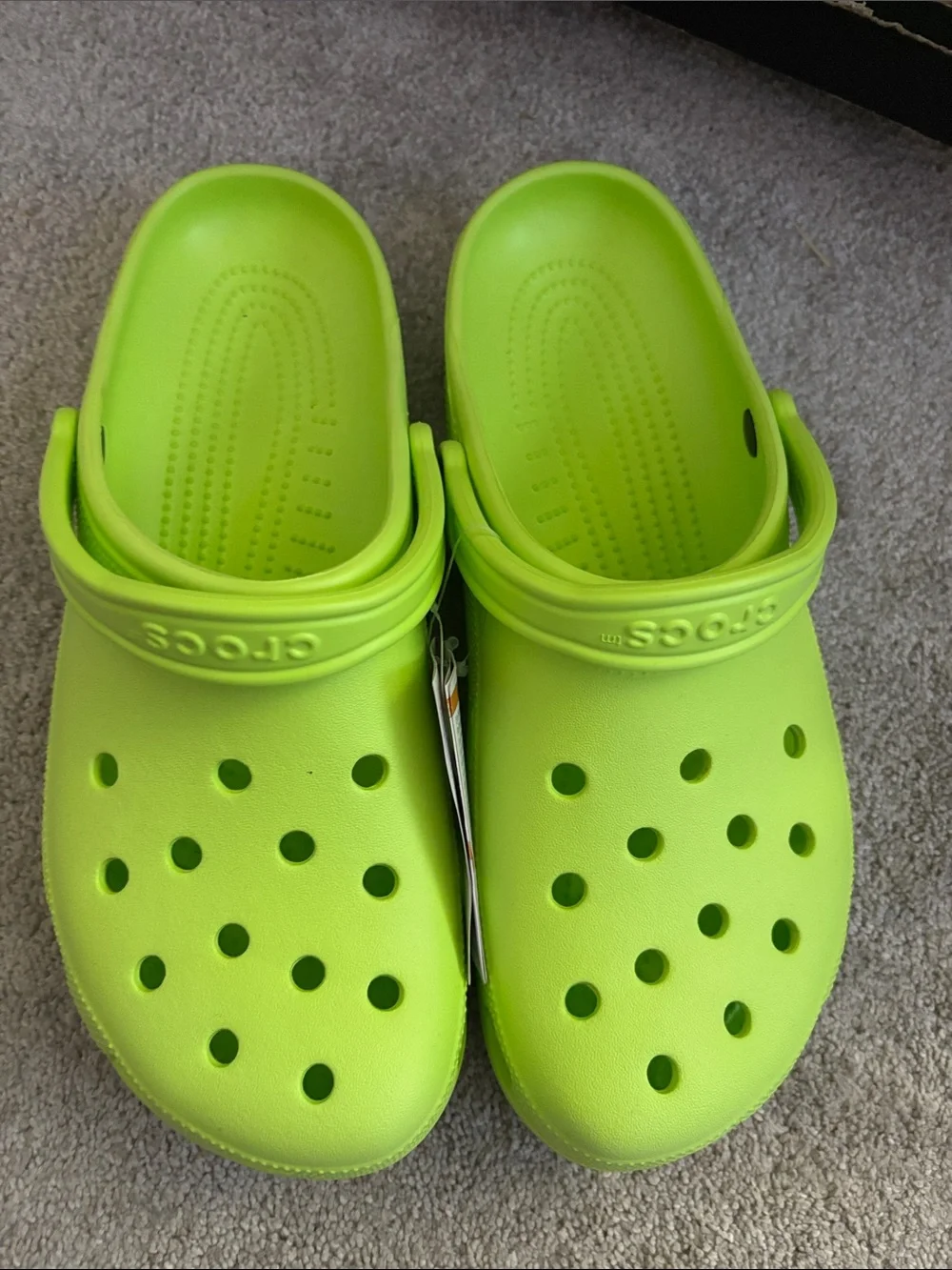 CROCS 13M Classic Clog - Neon Green